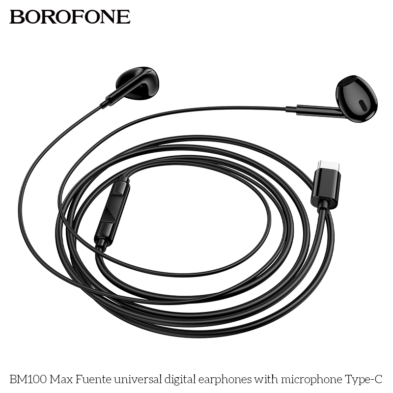 BOROFONE BM100 USB-C earphones with microphone NZ 3